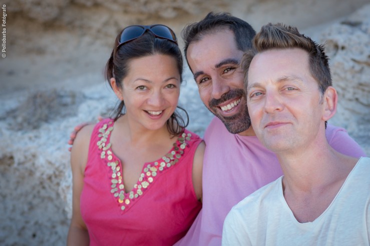 Michelle Man, Daniel Abreu y James Hewison, profesores de los talleres de danza contemporánea de Costa Contemporánea 2014