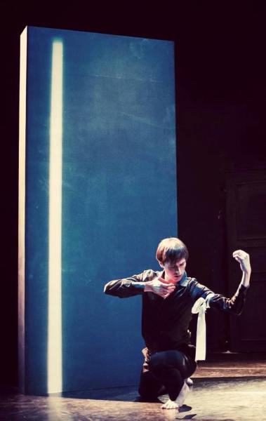 Javier Martín en "control", Teatro del Arte (Madrid, 17 nov 2014). © Catuxa Debén