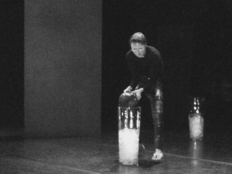 Javier Martín en "control", Teatro del Arte (Madrid, 17 nov 2014). © Catuxa Debén