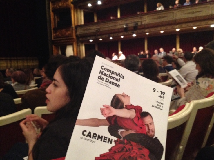Representación de 'Carmen' en el Teatro de la Zarzuela